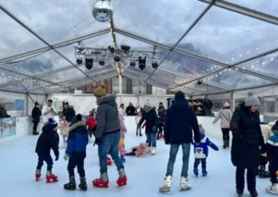 Marquees.Com | Marquee Hire Cheshire and North West | Marquee over skating rink
