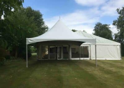 Marquees.Com | Temporary warehouse and long term marquee hire Cheshire and North West | Chinese hat pagoda marquee