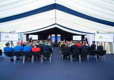 Marquees.Com | Temporary warehouse and long term marquee hire Cheshire and North West | Corporate marquee and delegates