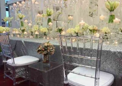 Marquees.Com | Temporary warehouse and long term marquee hire Cheshire and North West | Ice banqueting chair