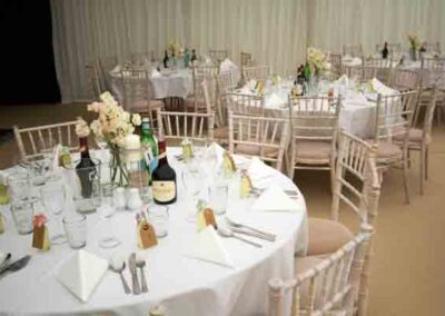 Marquees.Com | Temporary warehouse and long term marquee hire Cheshire and North West | Chiavari chairs