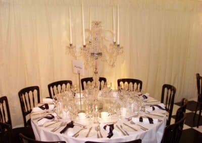 Marquees.Com | Marquee Hire Cheshire and North West | Round table