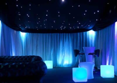 Marquees.Com | Temporary warehouse and long term marquee hire Cheshire and North West | Marquee starlight lining