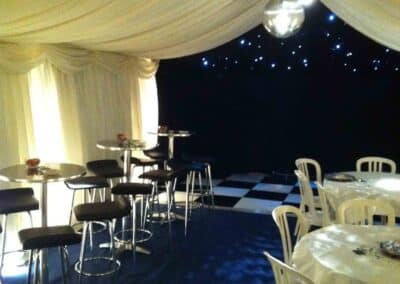 Marquees.Com | Temporary warehouse and long term marquee hire Cheshire and North West | Modular frame marquee interior
