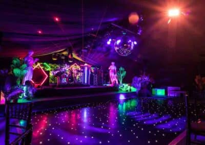 Marquees.Com | Temporary warehouse and long term marquee hire Cheshire and North West | Party marquee stage and dancefloor