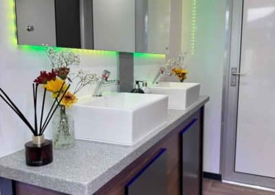 Marquees.Com | Modular and Clearspan Marquee Hire Cheshire and North West | Washroom