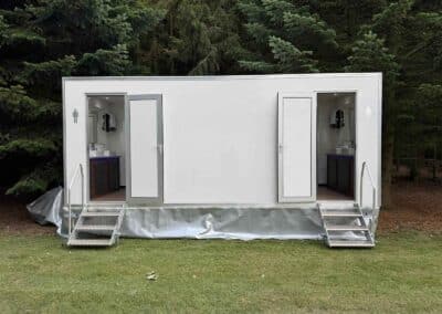 Marquees.Com | Modular and Clearspan Marquee Hire Cheshire and North West | Marquee washrooms
