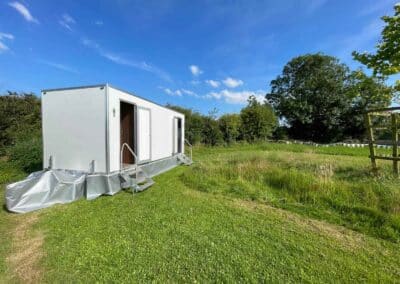 Marquees.Com | Modular and Clearspan Marquee Hire Cheshire and North West | Luxury toilets
