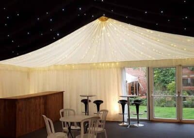 Marquees.Com | Modular and Clearspan Marquee Hire Cheshire and North West | Pealight canopy