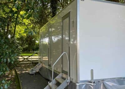 Marquees.Com | Modular and Clearspan Marquee Hire Cheshire and North West | Marquee toilets