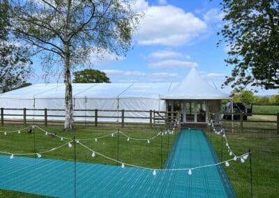 Marquees.Com | Modular and Clearspan Marquee Hire Cheshire and North West | Walkway