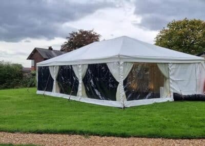 Marquees.Com | Modular and Clearspan Marquee Hire Cheshire and North West | Marquee and heater