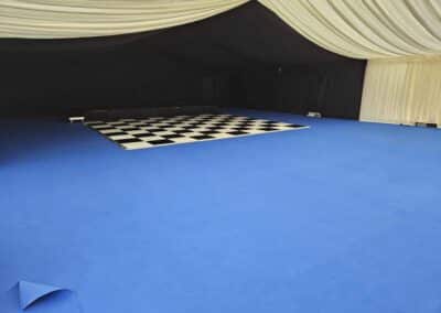 Marquees.Com | Pagoda and Sky Lounge Marquee Hire Cheshire and North West | Chequered dance floor
