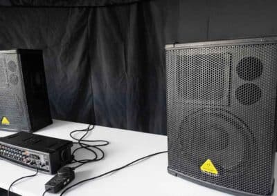 Marquees.Com | Modular and Clearspan Marquee Hire Cheshire and North West | PA system